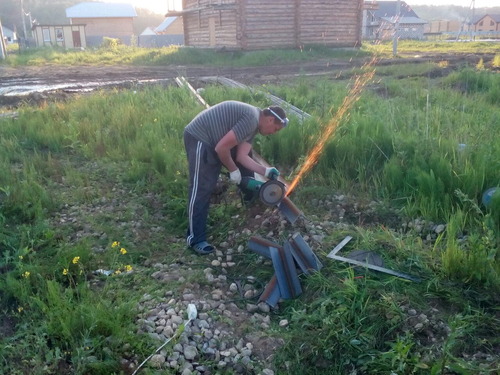 Распиловка уголка