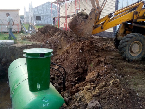 Установка газгольдера